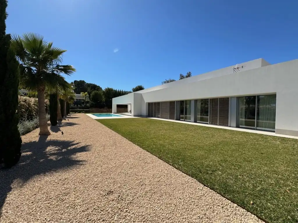 Vista exterior de Casa o chalet en venta en Calvià con Aire acondicionado, Jardín privado y Terraza