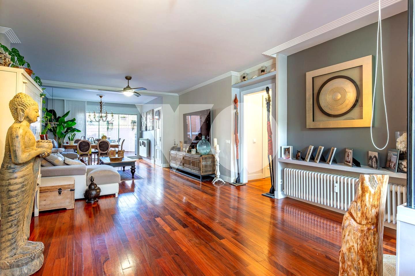 Sala d'estar de Planta baixa en venda en  Madrid Capital amb Aire condicionat, Calefacció i Terrassa