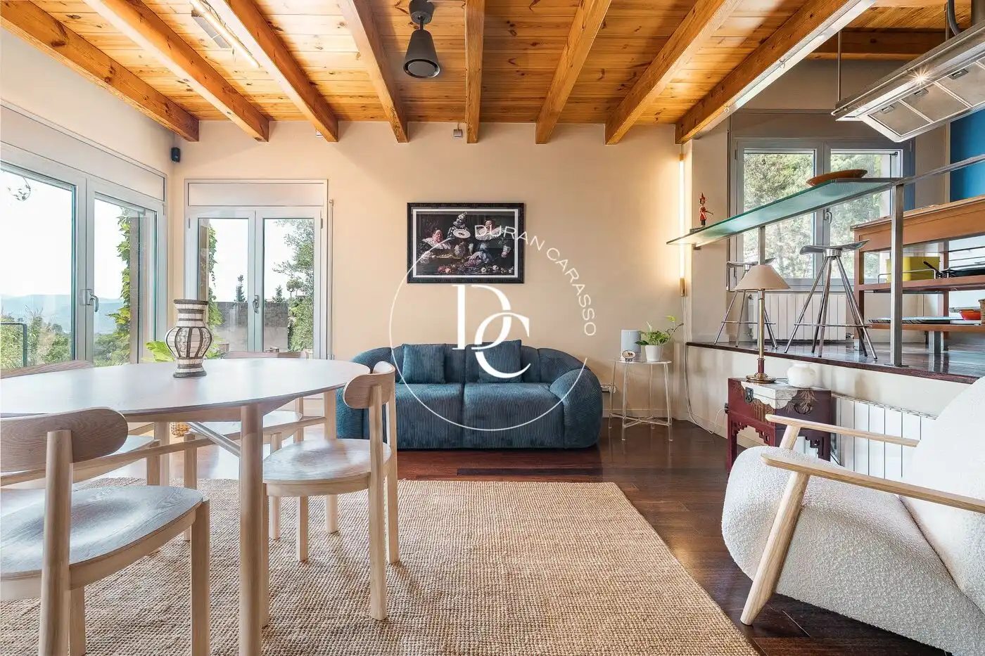 Sala d'estar de Casa o xalet en venda en Molins de Rei amb Aire condicionat, Calefacció i Jardí privat