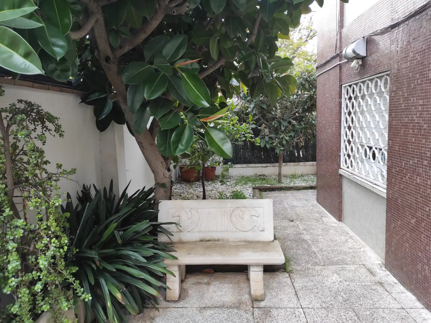 Garden of Ground floor for sale in Esplugues de Llobregat  with Air Conditioner, Heating and Parquet flooring