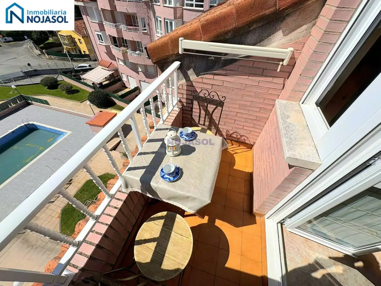 Terrasse von Wohnung zur Miete in Noja mit Heizung, Terrasse und Möbliert