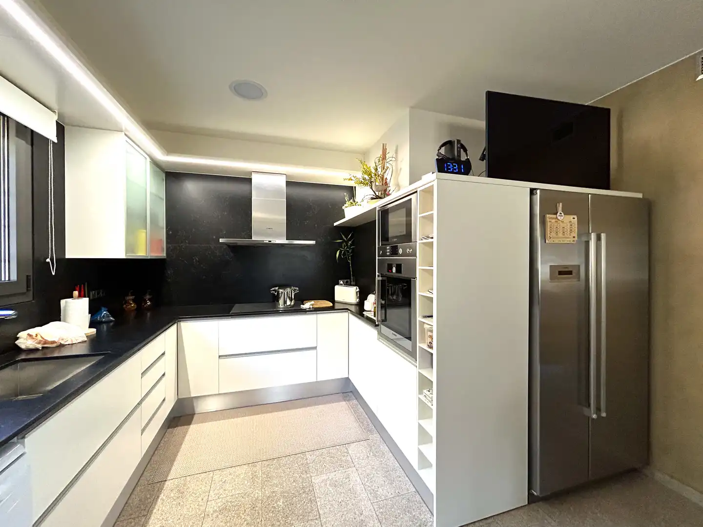 Cocina de Casa o chalet en venta en Sant Julià del Llor i Bonmatí con Aire acondicionado, Jardín privado y Terraza
