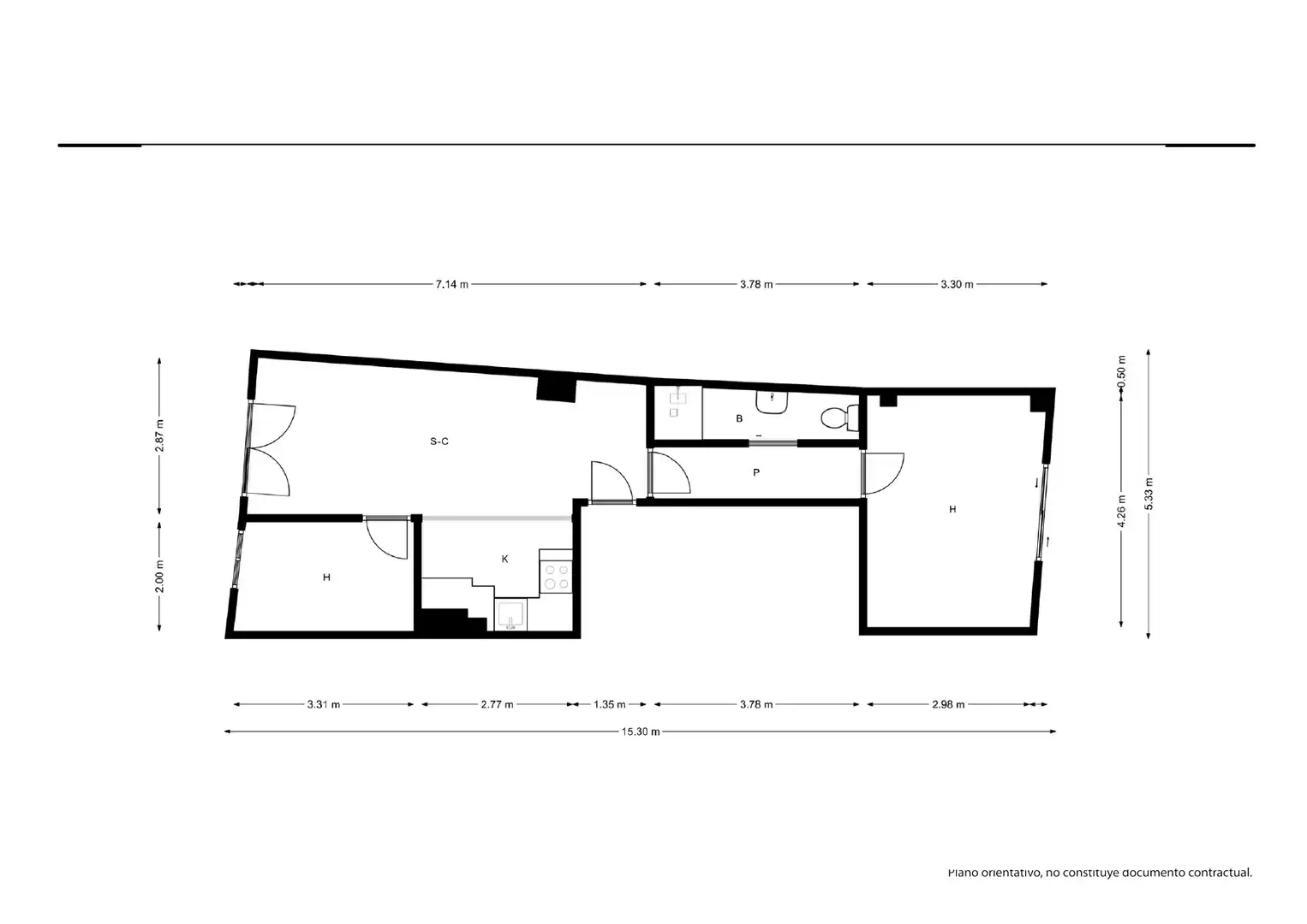 Apartamento en venta en Rubí