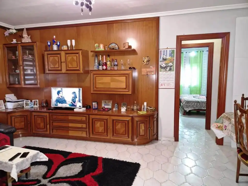 Sala d'estar de Casa o xalet en venda en Binéfar amb Calefacció, Terrassa i Traster