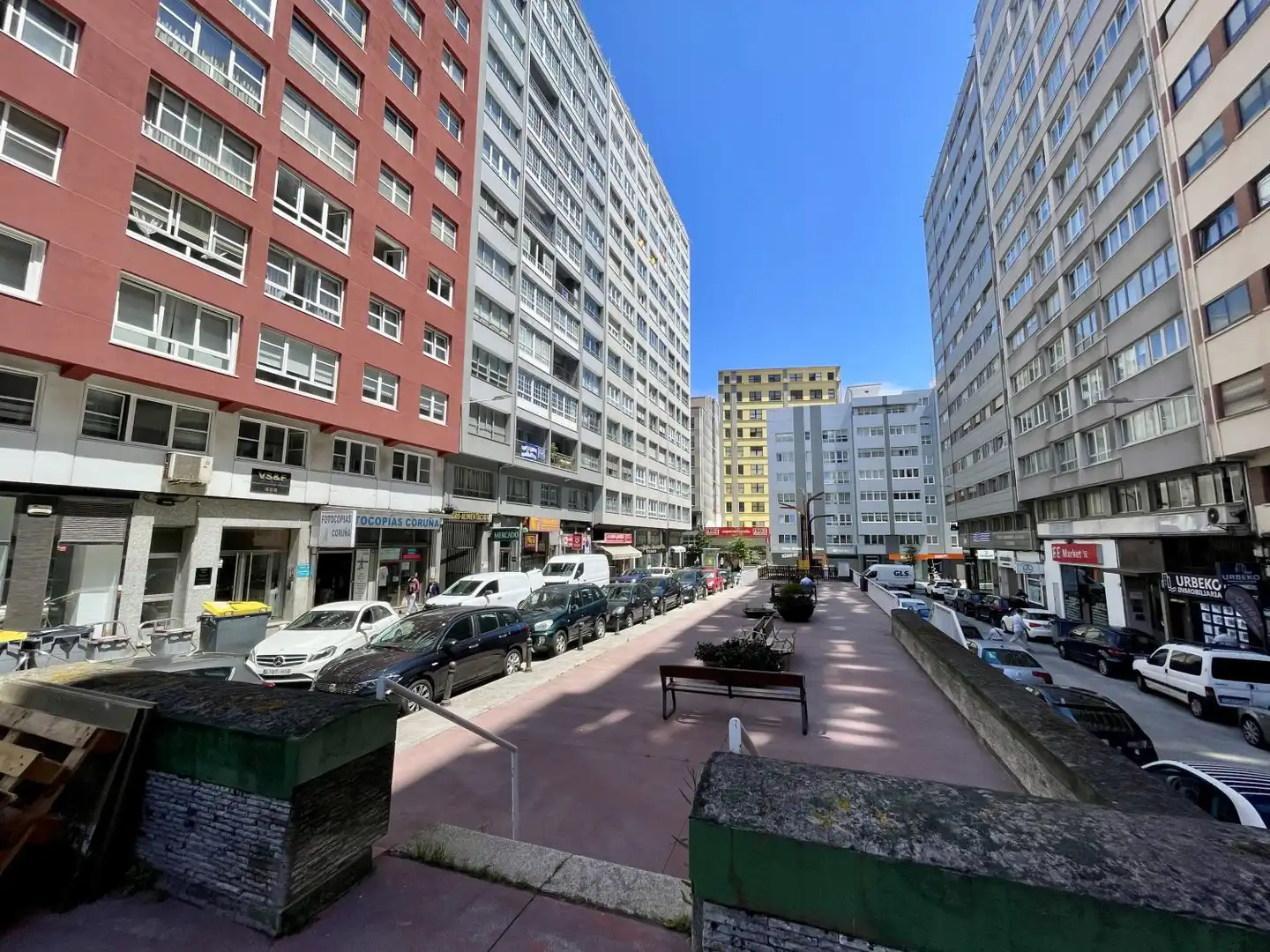 Exterior view of Flat for sale in A Coruña Capital 