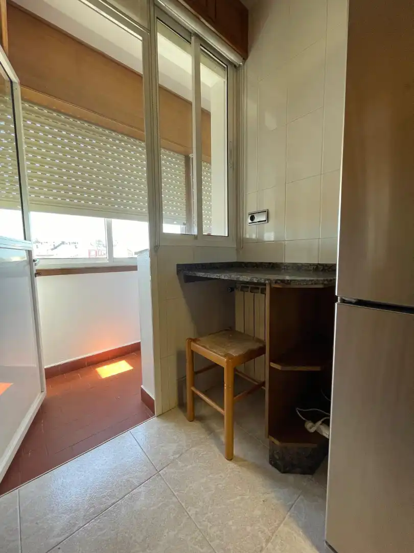 Kitchen of Flat for sale in Ferrol  with Heating, Storage room and Furnished