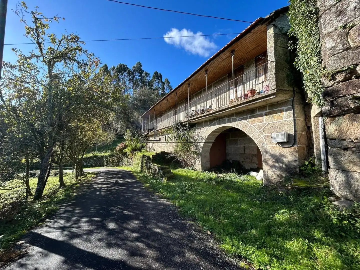 Vista exterior de Casa o xalet en venda en Cerdedo amb Jardí privat