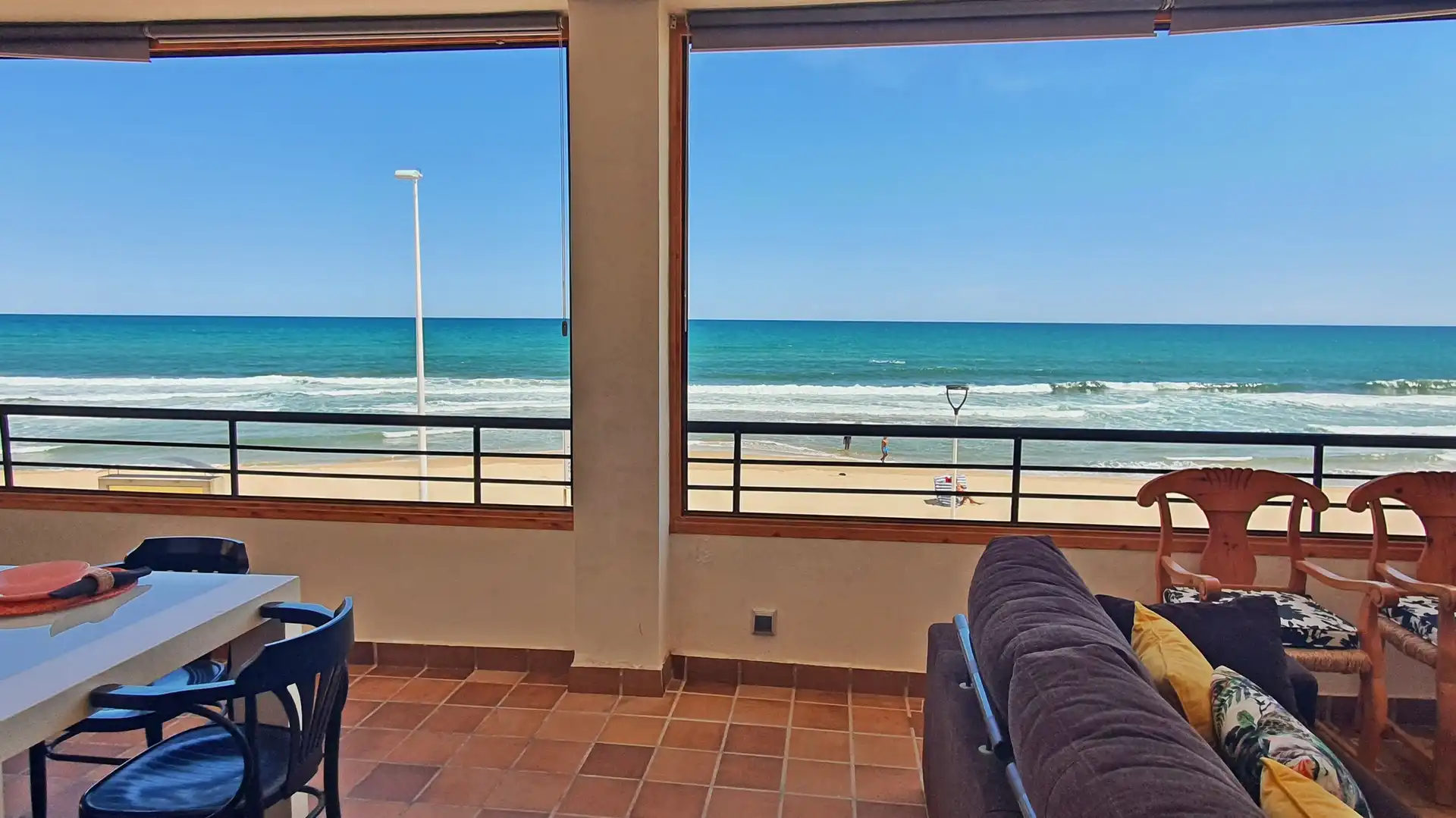 Habitación de Apartamento de alquiler en Miramar con Aire acondicionado, Terraza y Amueblado