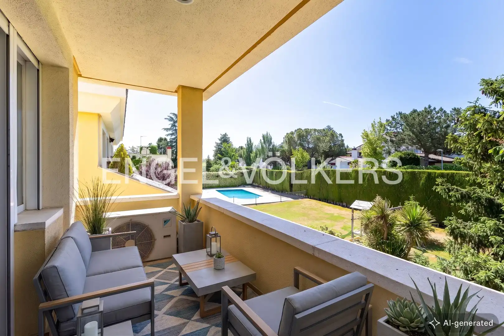 Terrassa de Casa o xalet en venda en La Moraleja amb Aire condicionat, Calefacció i Jardí privat