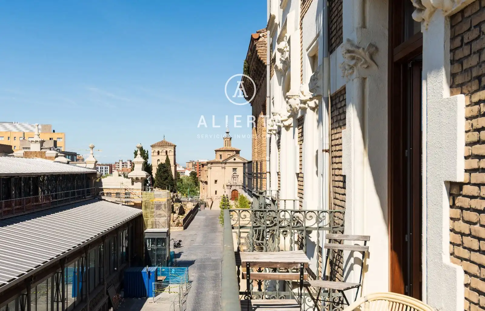 Terrace of Flat for sale in Zaragoza  with Air Conditioner, Heating and Terrace