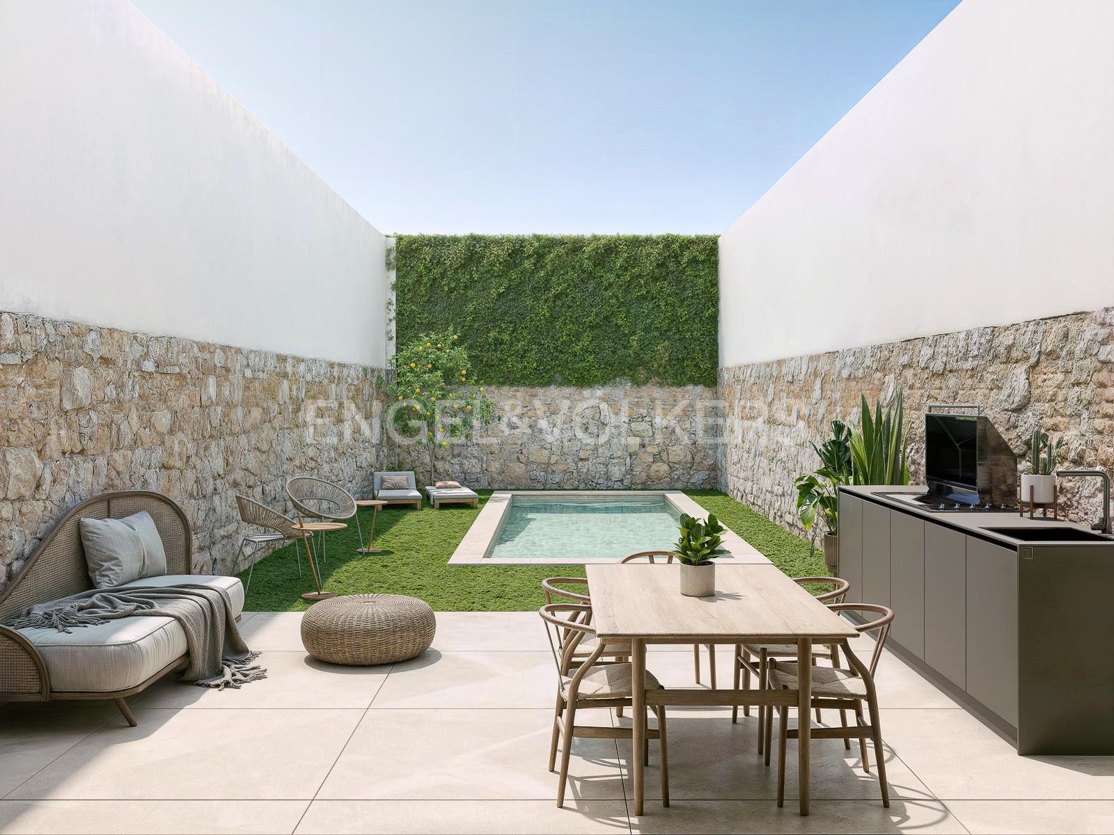 Terrace of Apartment for sale in  Barcelona Capital  with Air Conditioner, Heating and Private garden