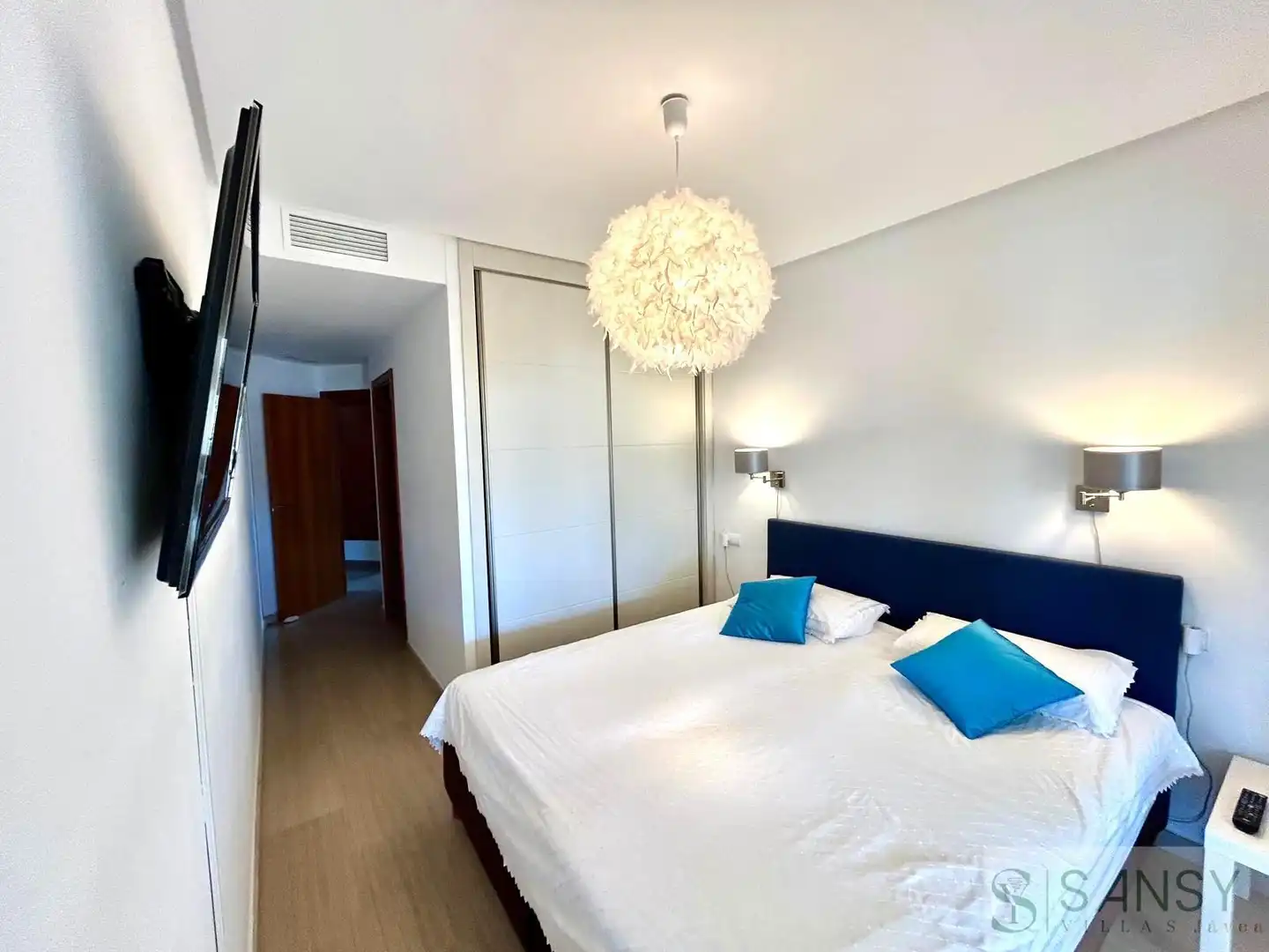 Dormitori de Apartament de lloguer en Jávea / Xàbia amb Aire condicionat, Calefacció i Terrassa
