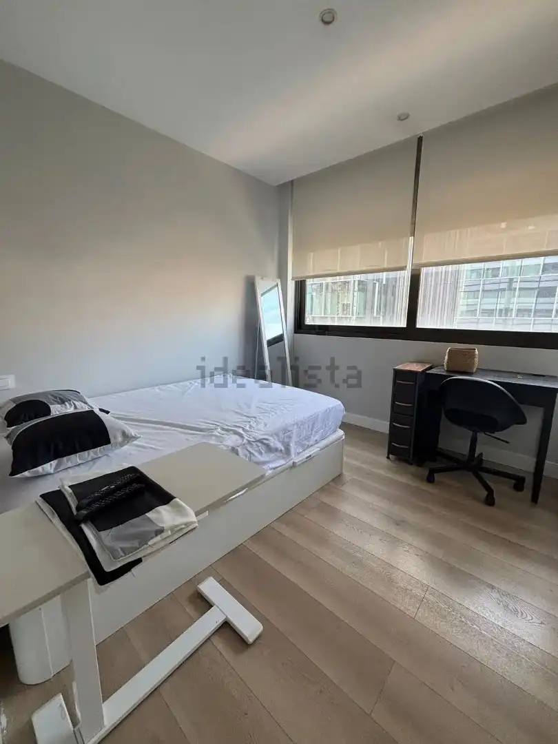 Bedroom of Flat for rent in Madrid  with Air Conditioner, Heating and Storage room