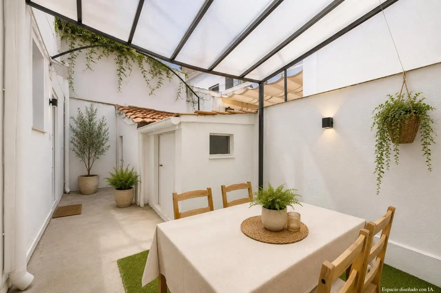 Terraza de Casa o chalet en venta en Madrid con Calefacción, Jardín privado y Terraza