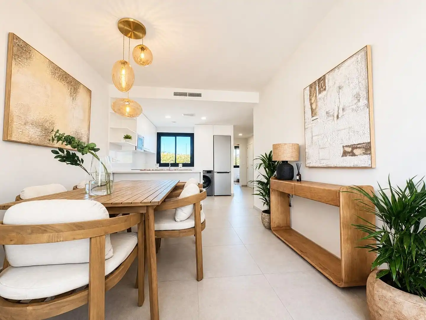 Comedor de Casa adosada en venta en Murcia con Aire acondicionado, Calefacción y Jardín privado
