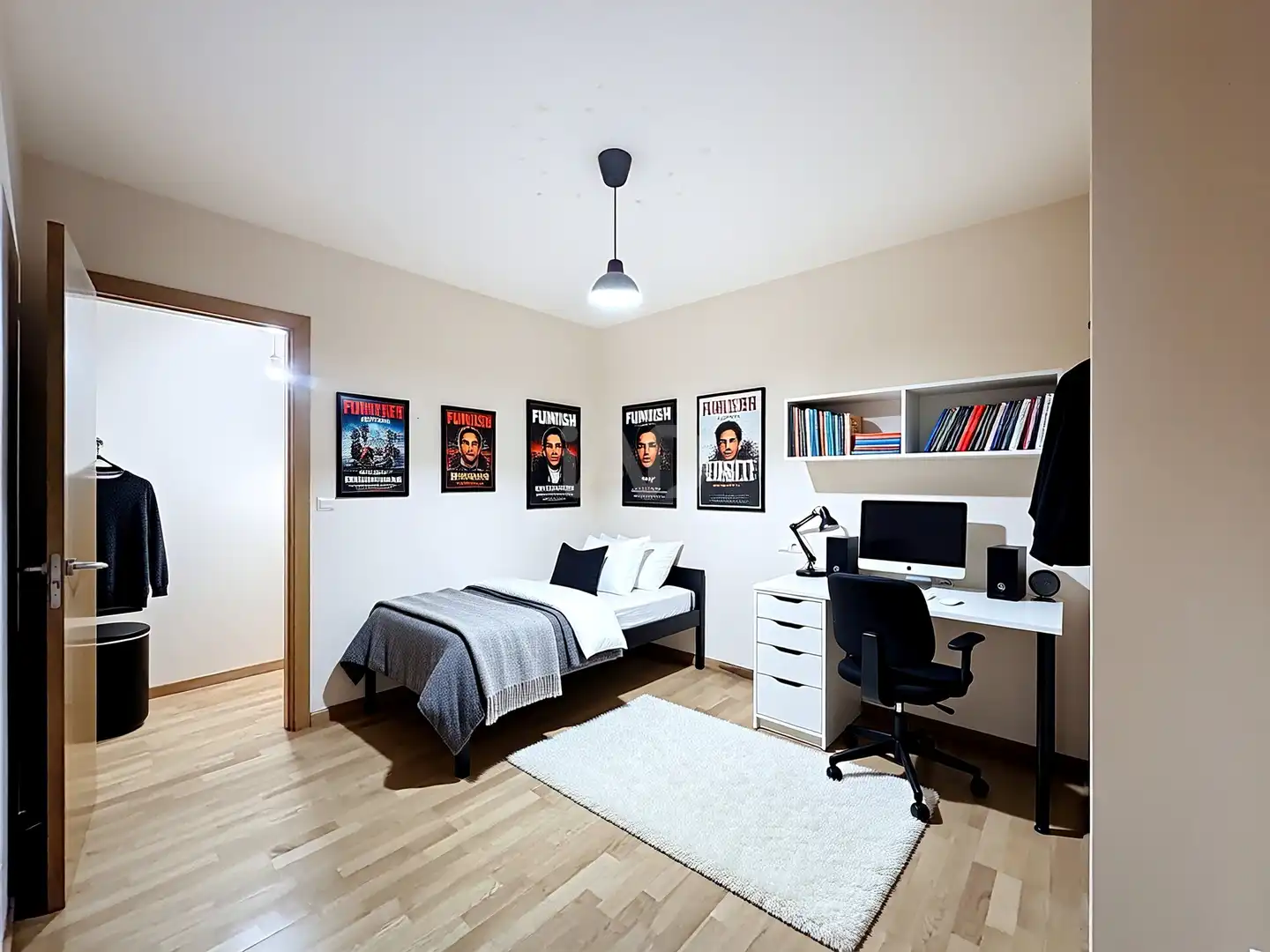 Schlafzimmer von Wohnung zum Verkauf in Vilagarcía de Arousa mit Terrasse und Schwimmbad