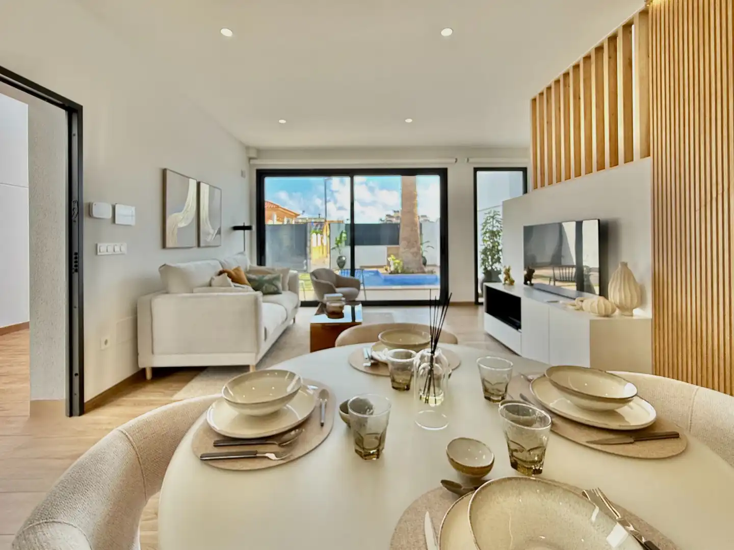 Sala de estar de Casa o chalet en venta en San Pedro del Pinatar con Jardín privado, Terraza y Trastero