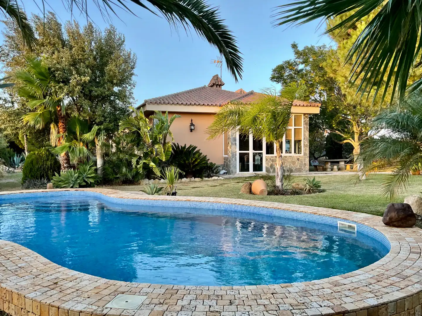 Piscina de Casa o xalet en venda en Puerto Real amb Calefacció, Jardí privat i Terrassa