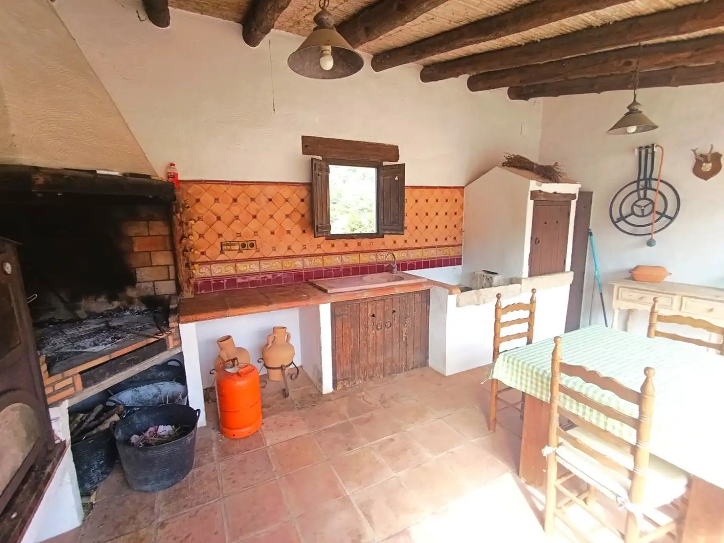 Cocina de Finca rústica de alquiler en Benissa con Calefacción y Amueblado
