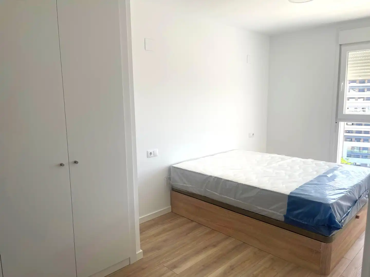 Schlafzimmer von Wohnung zur Miete in Murcia mit Klimaanlage, Heizung und Möbliert