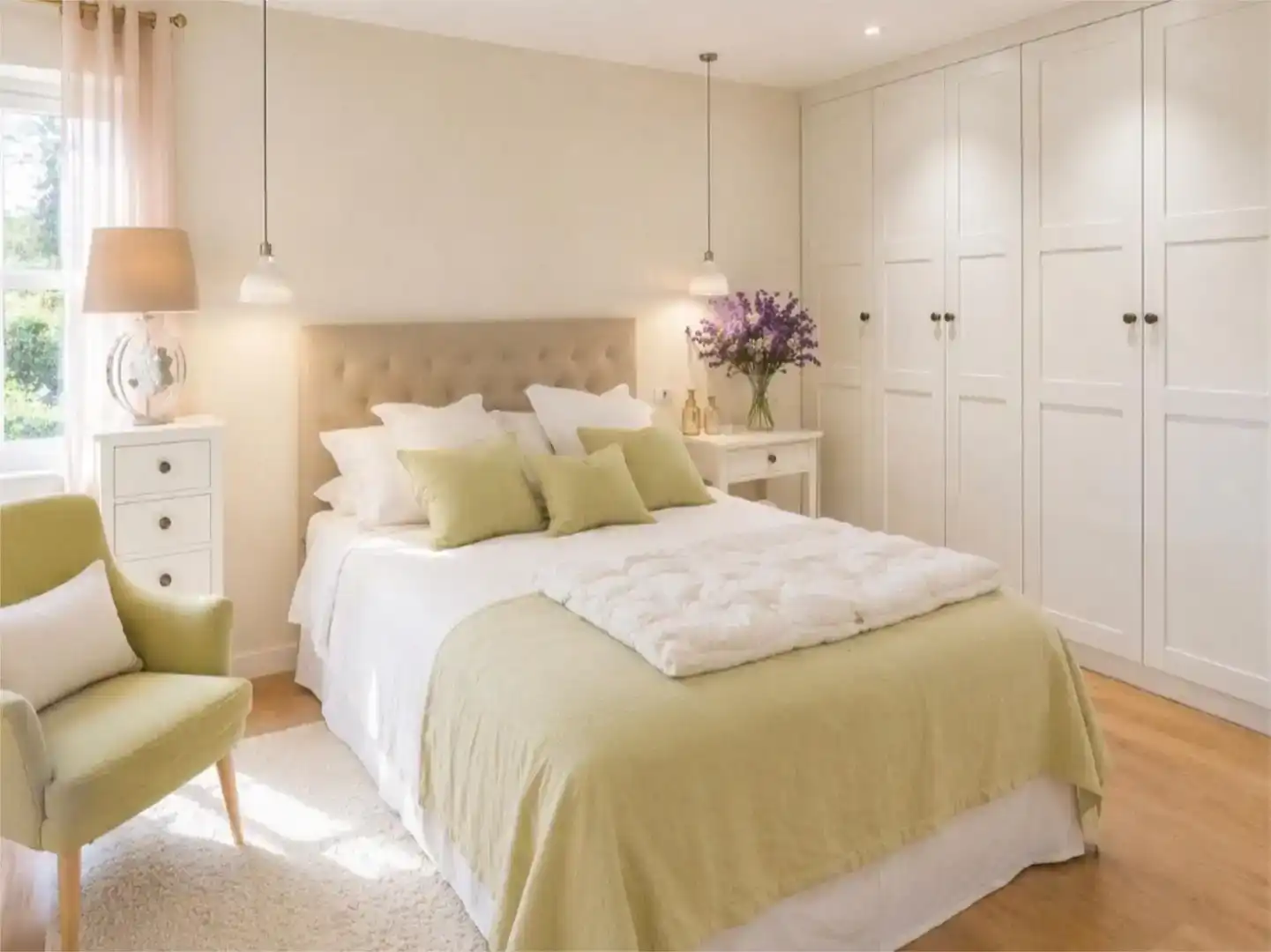 Bedroom of Flat for sale in Ourense Capital   with Air Conditioner and Balcony