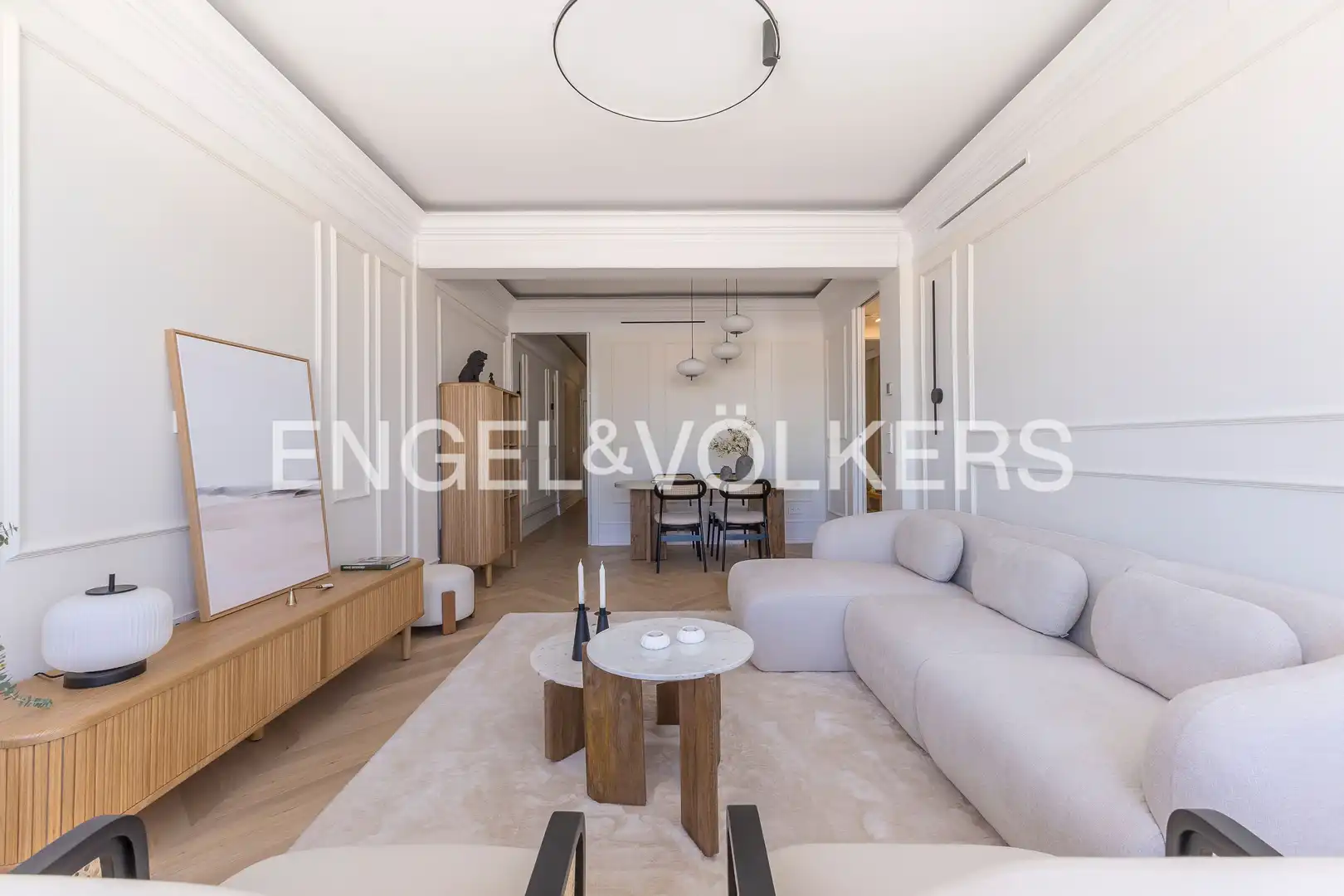 Sala de estar de Piso en venta en Barrio de Salamanca