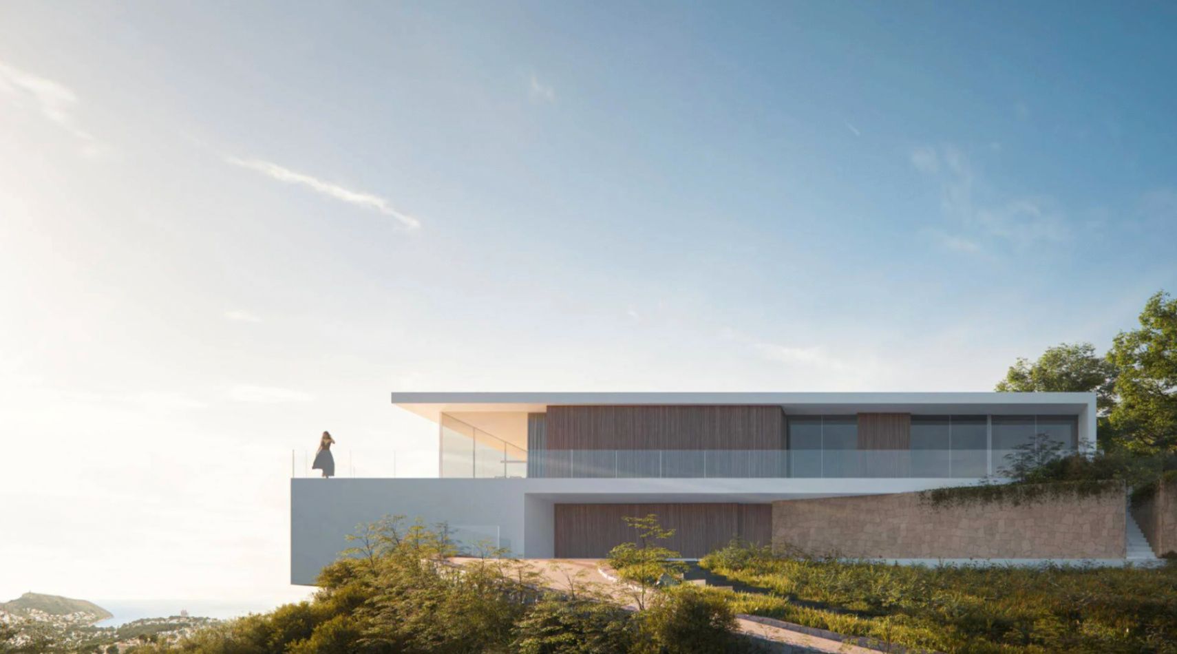 Exterior view of Country house for sale in Moraira  with Air Conditioner, Heating and Private garden