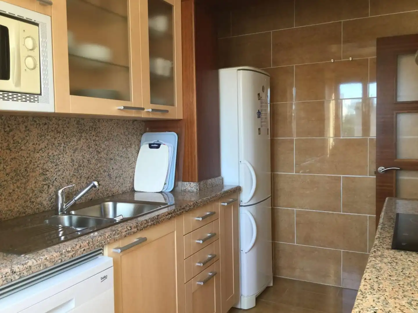 Kitchen of Flat for rent in Felanitx  with Air Conditioner, Terrace and Furnished
