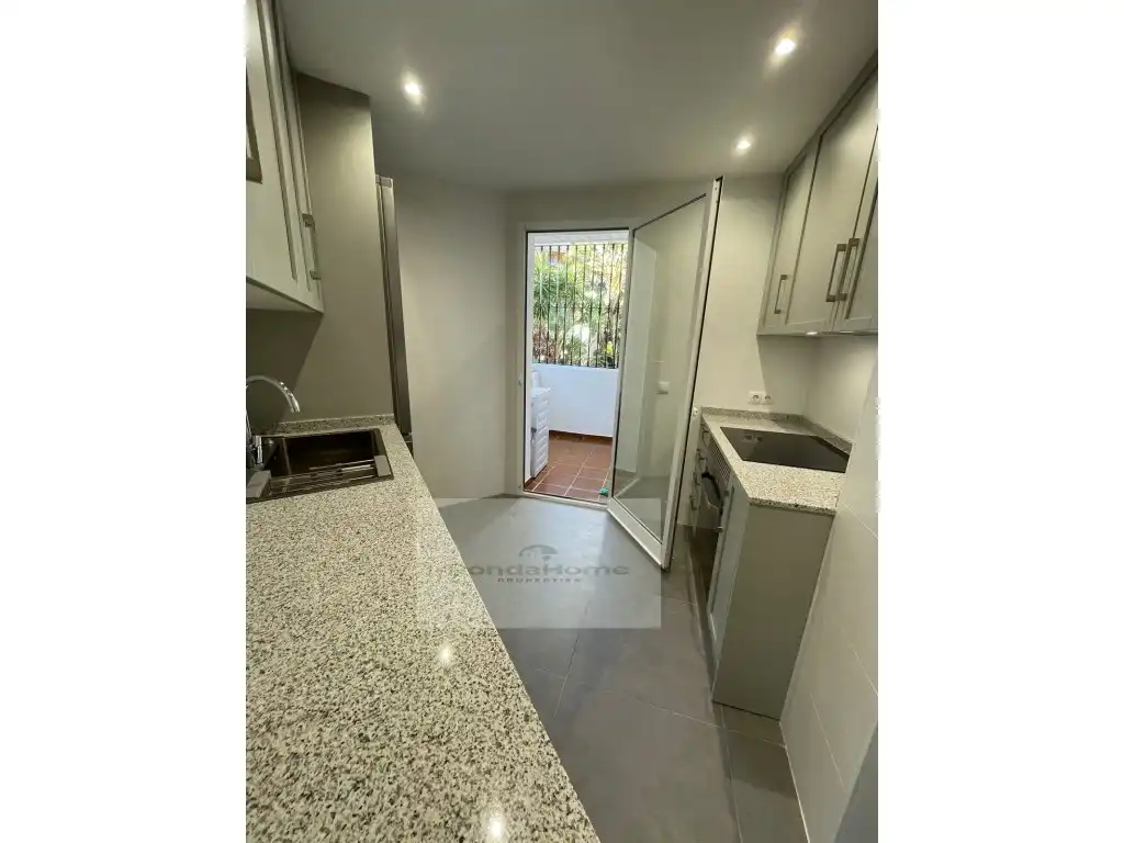 Cocina de Piso de alquiler en Mijas con Terraza y Amueblado