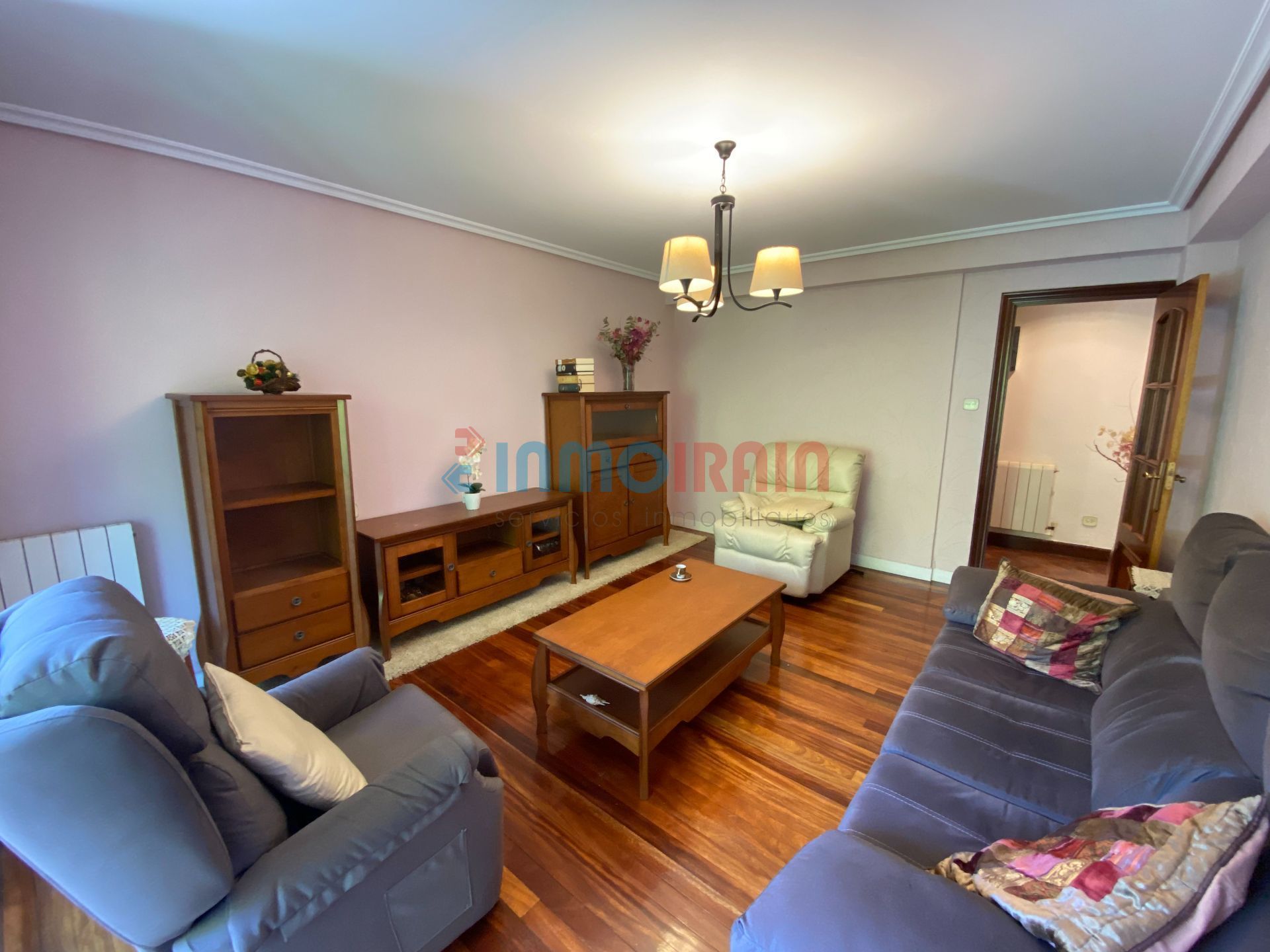 Sala de estar de Piso en venta en Idiazabal con Calefacción y Amueblado