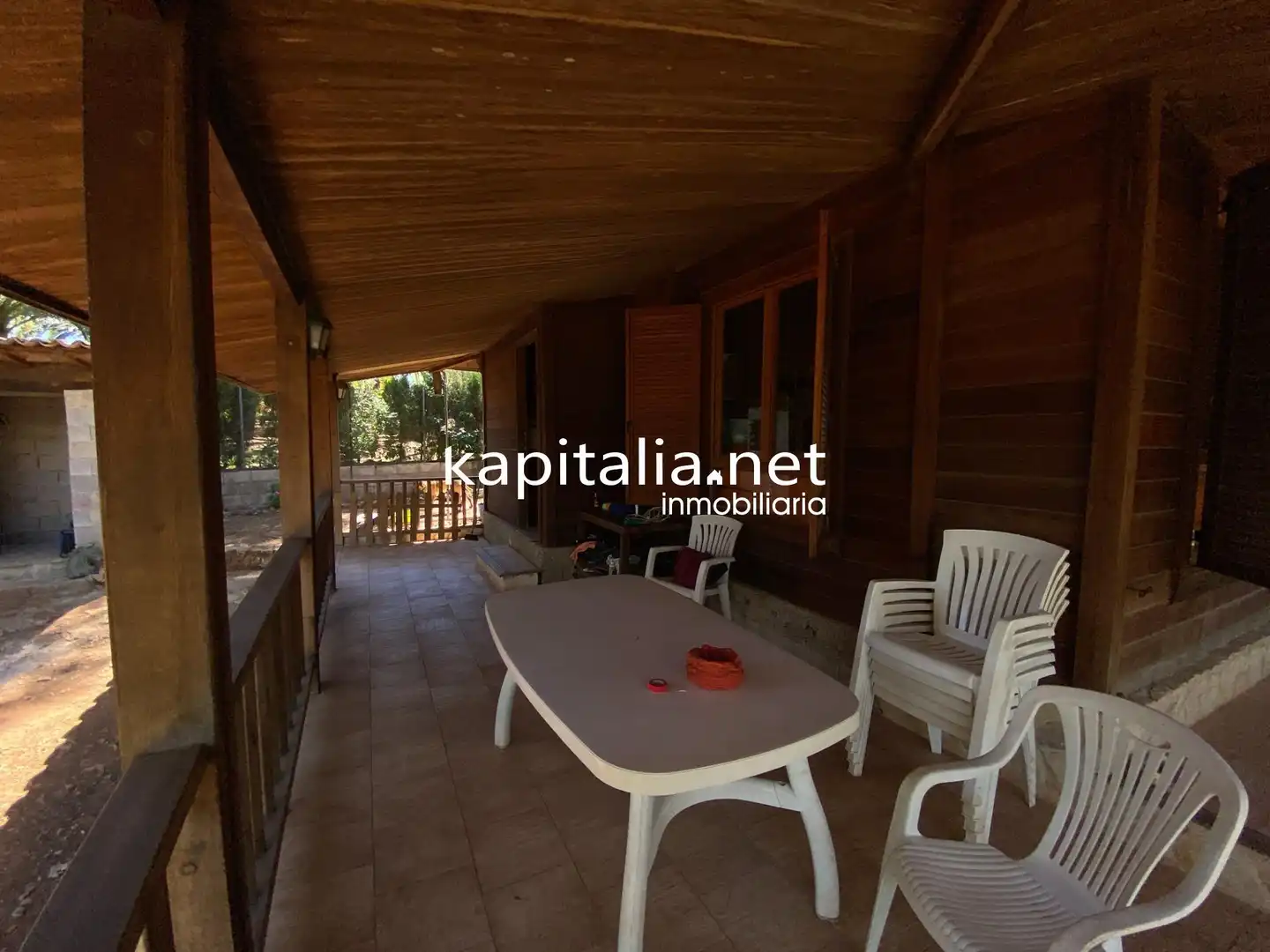 Terraza de Casa o chalet en venta en Alberic con Jardín privado, Piscina y Amueblado