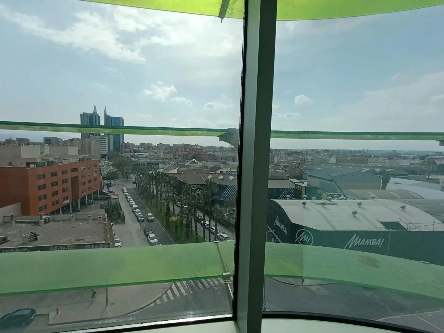 Terraza de Oficina de alquiler en Murcia con Aire acondicionado
