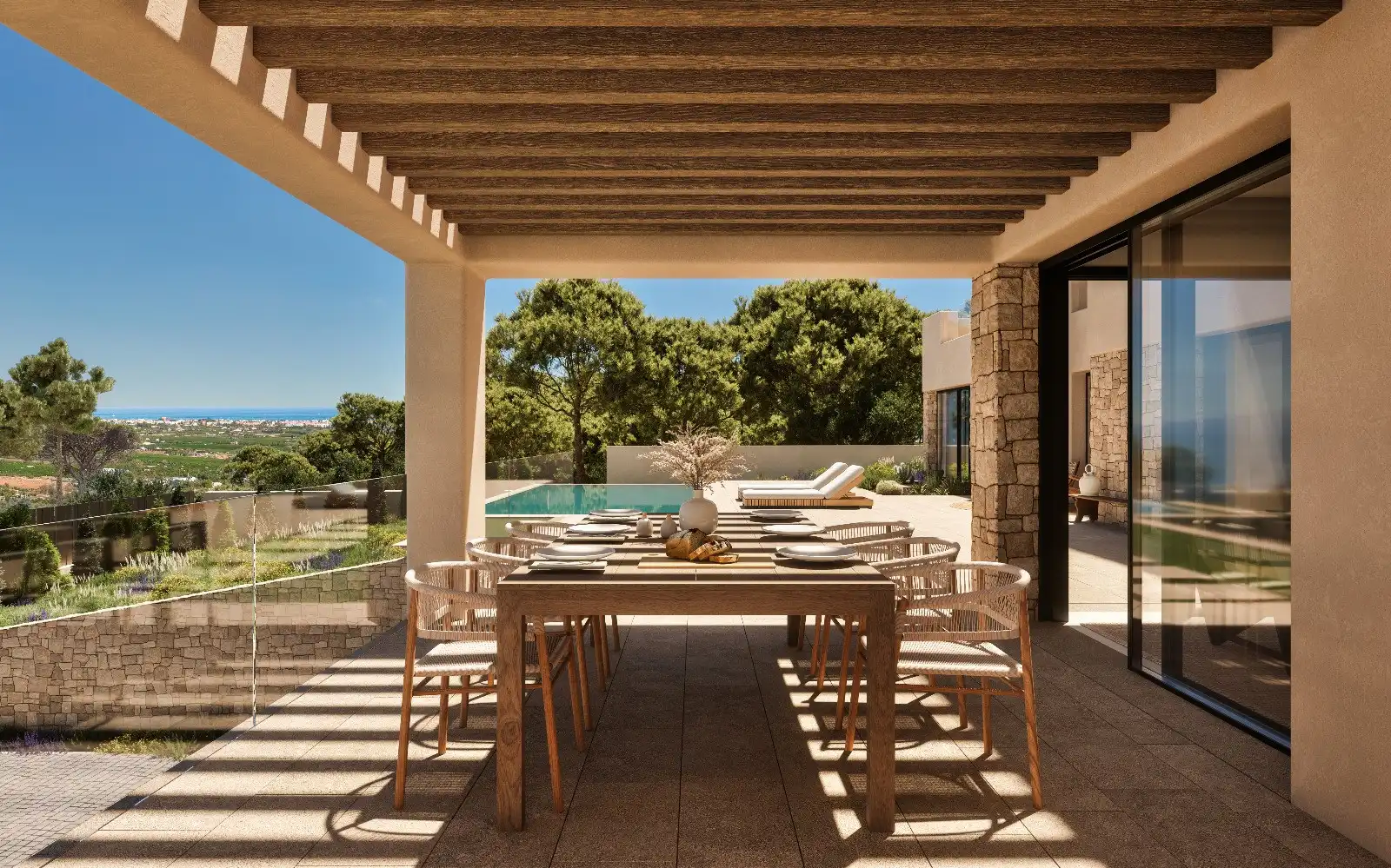Terraza de Casa o chalet en venta en Jávea / Xàbia con Aire acondicionado, Jardín privado y Terraza