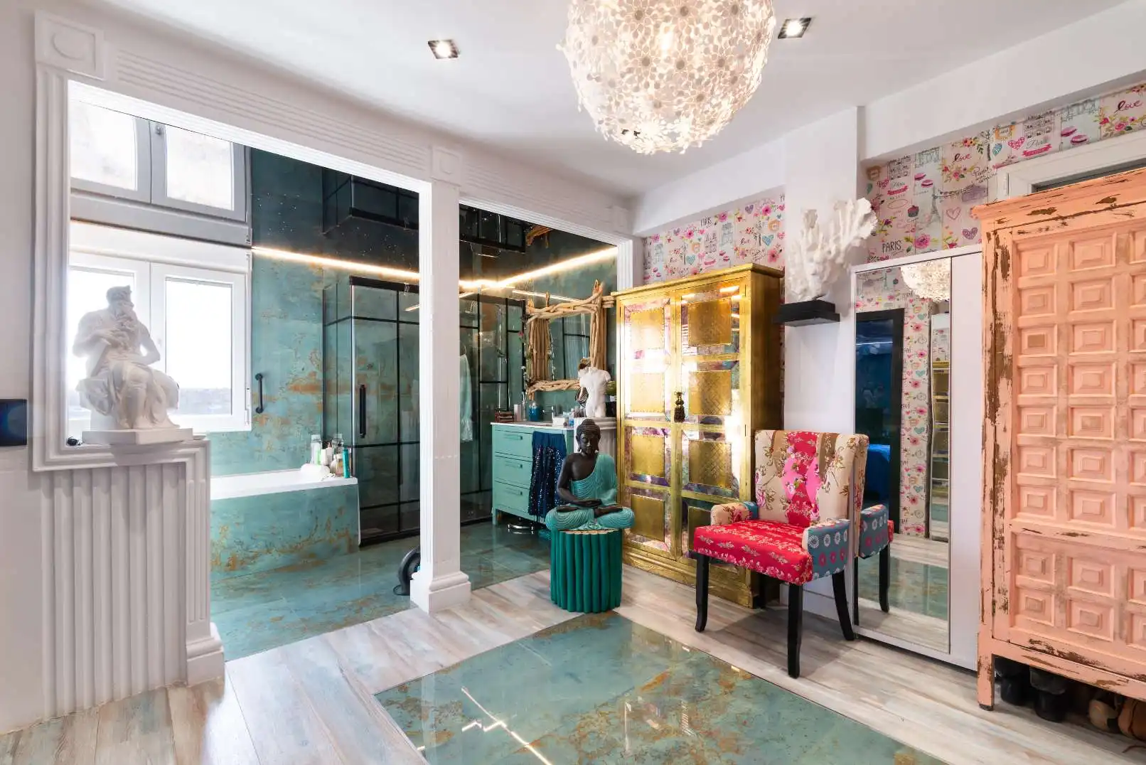 Bathroom of Attic for sale in Madrid  with Heating, Terrace and Storage room