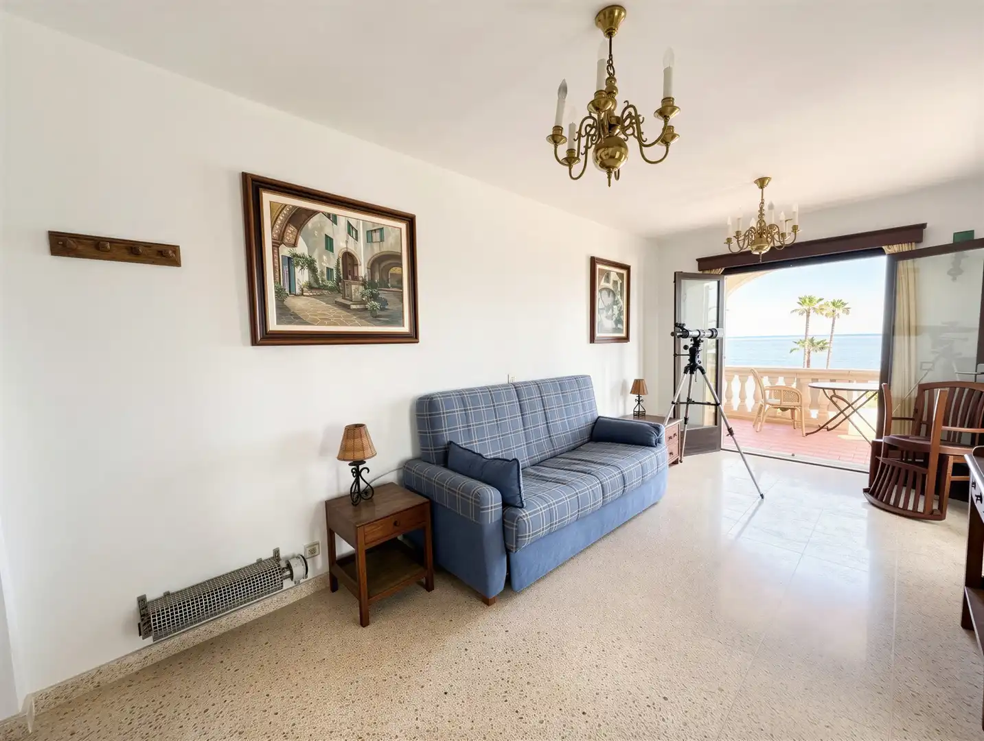 Sala de estar de Finca rústica en venta en Felanitx con Aire acondicionado, Calefacción y Terraza