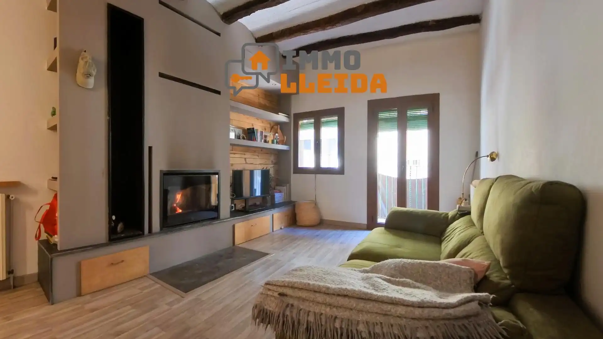 Sala de estar de Casa adosada en venta en Ponts con Calefacción, Terraza y Balcón