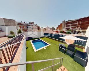 Terrace of Flat for sale in Sant Adrià de Besòs  with Terrace, Swimming Pool and Balcony