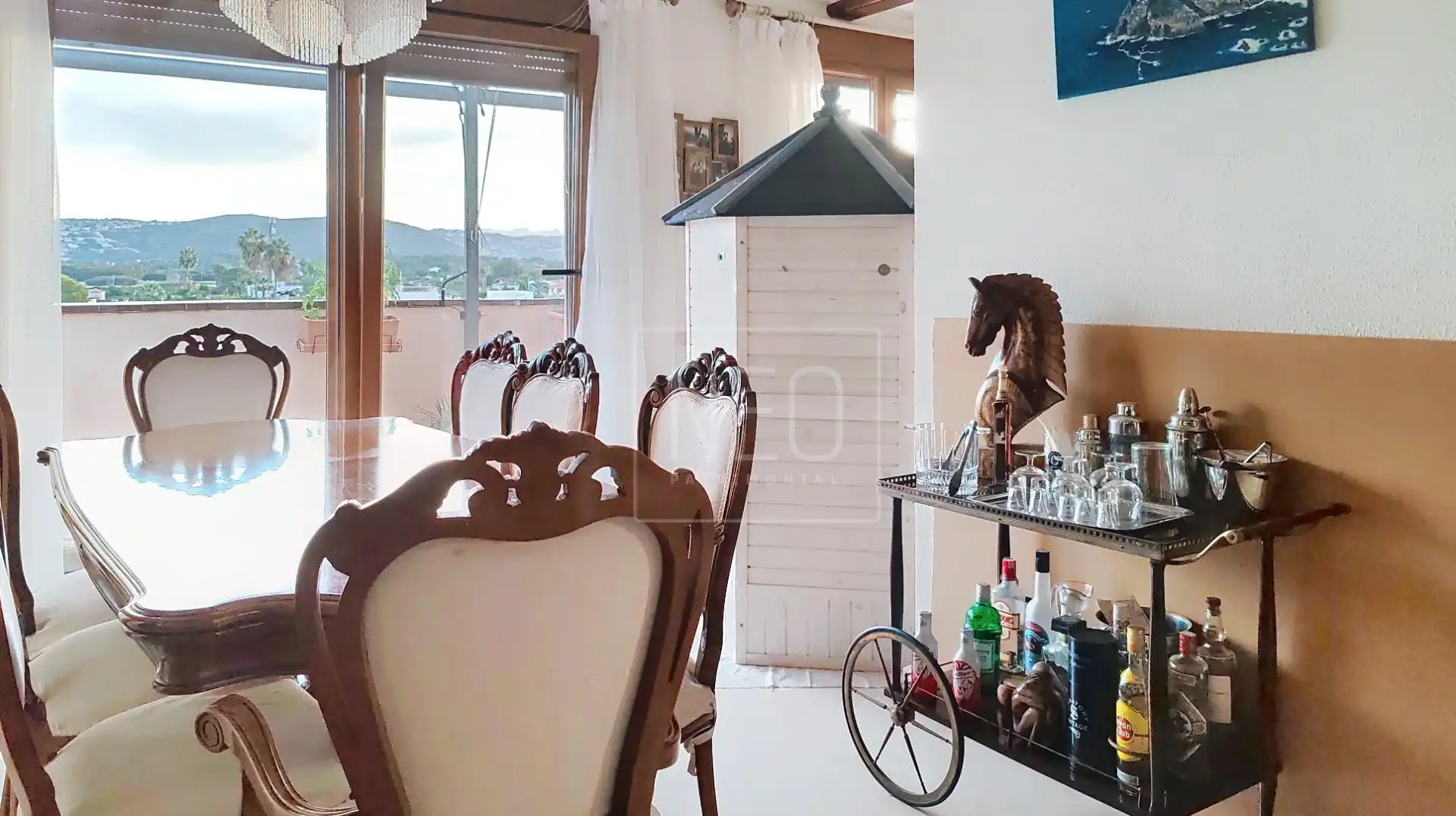 Dining room of Attic for sale in Dénia  with Air Conditioner, Private garden and Terrace