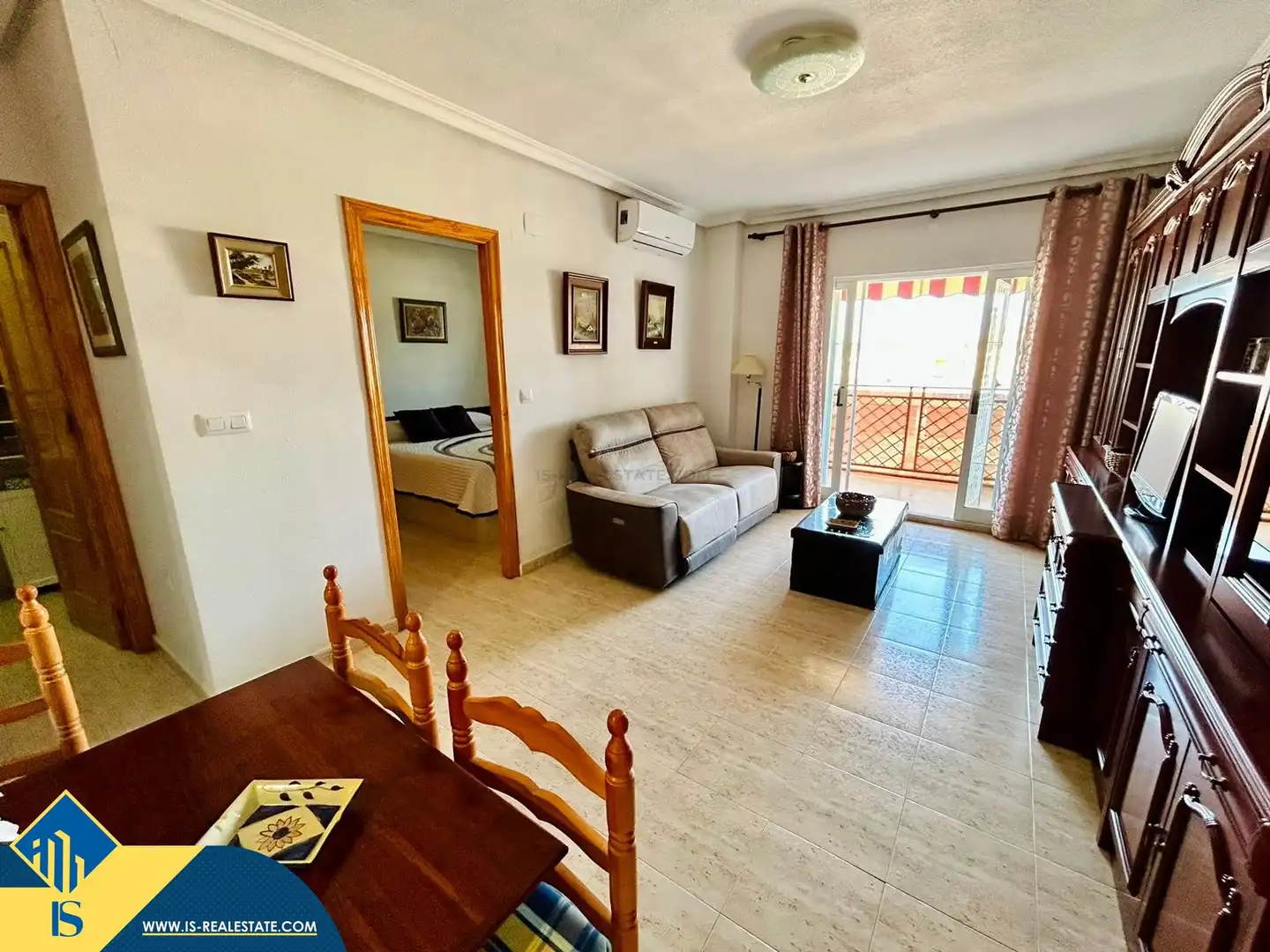 Living room of Flat for sale in Torrevieja  with Air Conditioner, Terrace and Furnished