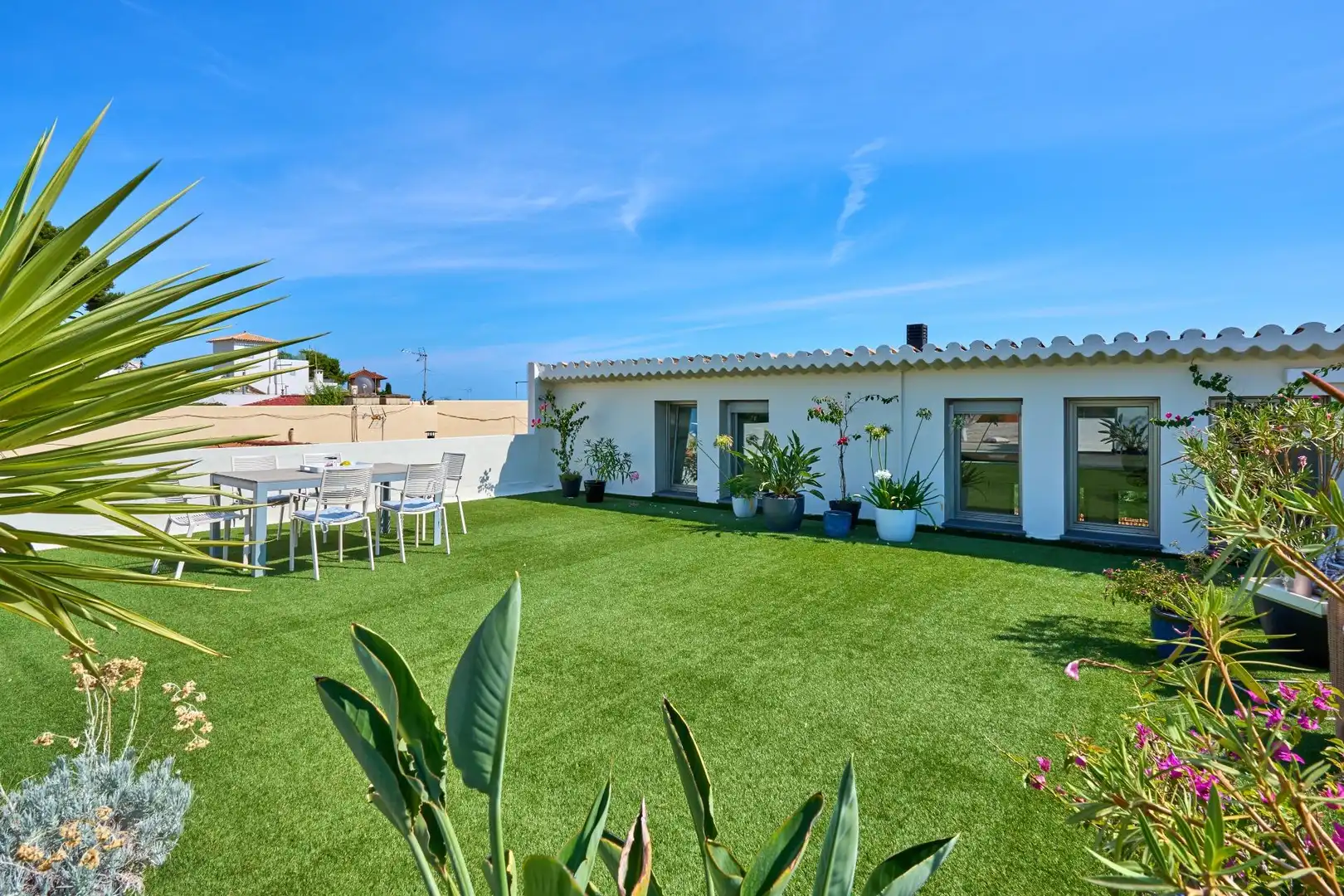 Terrace of Houses for sale in  Palma de Mallorca  with Air Conditioner, Heating and Parquet flooring