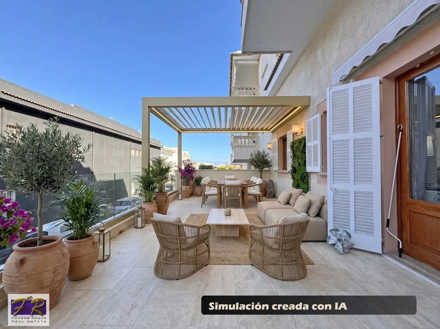 Terrasse von Wohnung zum Verkauf in Santa Margalida mit Klimaanlage, Heizung und Terrasse