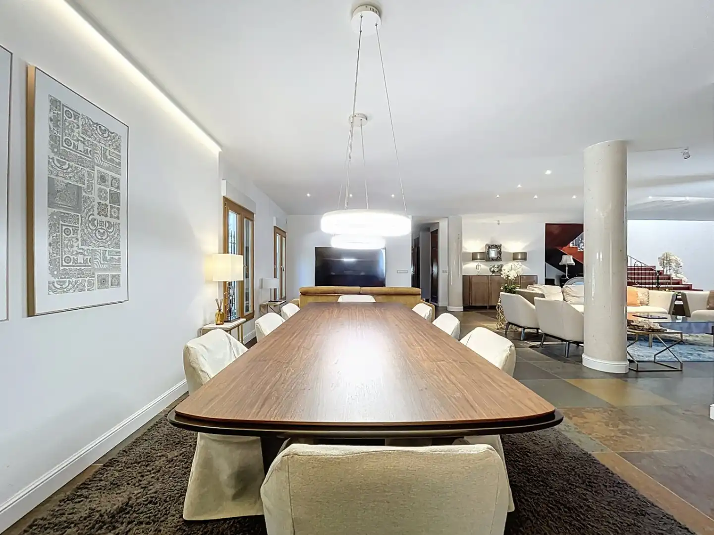 Comedor de Casa o chalet en venta en Benimantell con Aire acondicionado, Jardín privado y Terraza