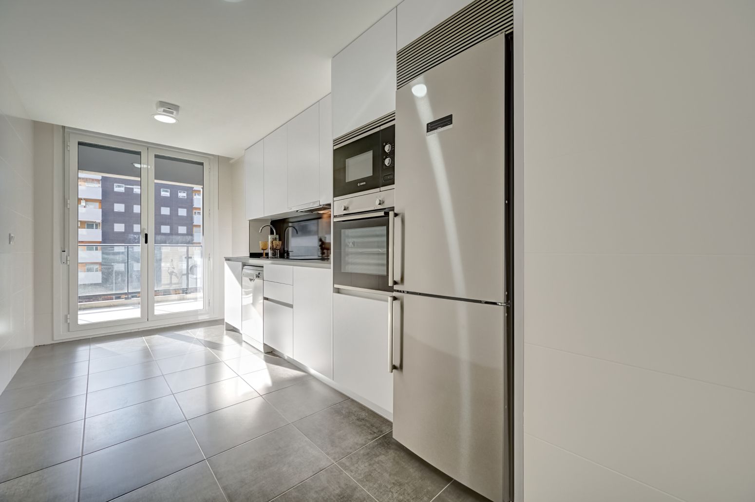 Küche von Wohnung zum verkauf in Burlada / Burlata mit Heizung, Terrasse und Abstellraum