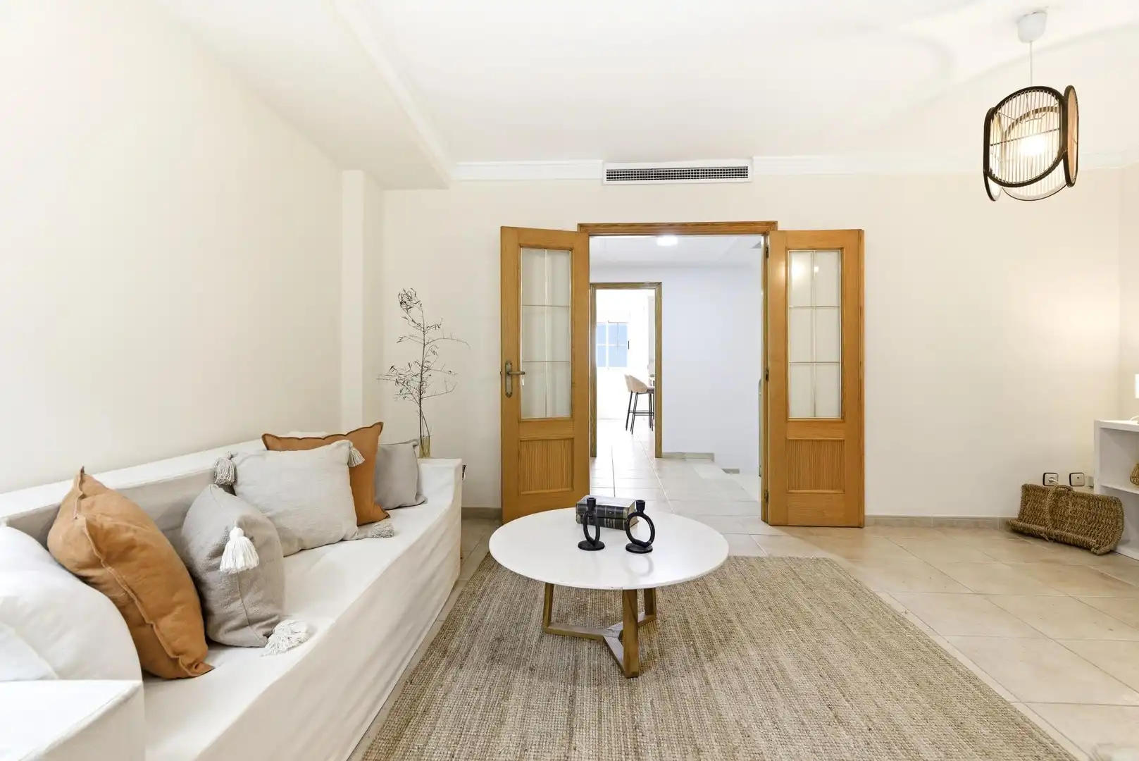 Sala de estar de Casa adosada en venta en Xàtiva con Aire acondicionado, Terraza y Trastero