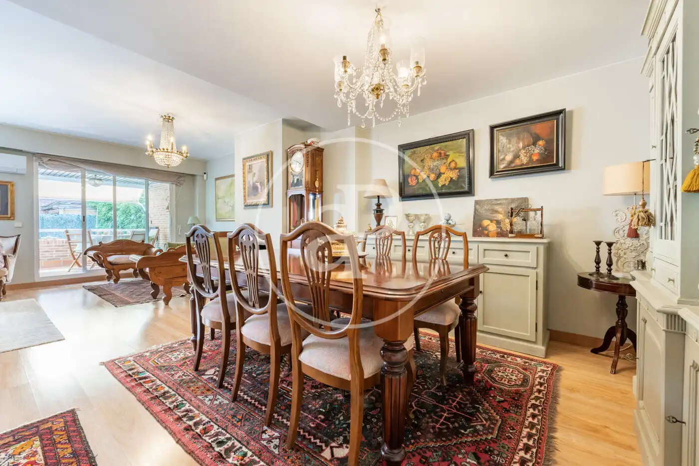 Comedor de Casa adosada en venta en Madrid con Aire acondicionado, Calefacción y Jardín privado