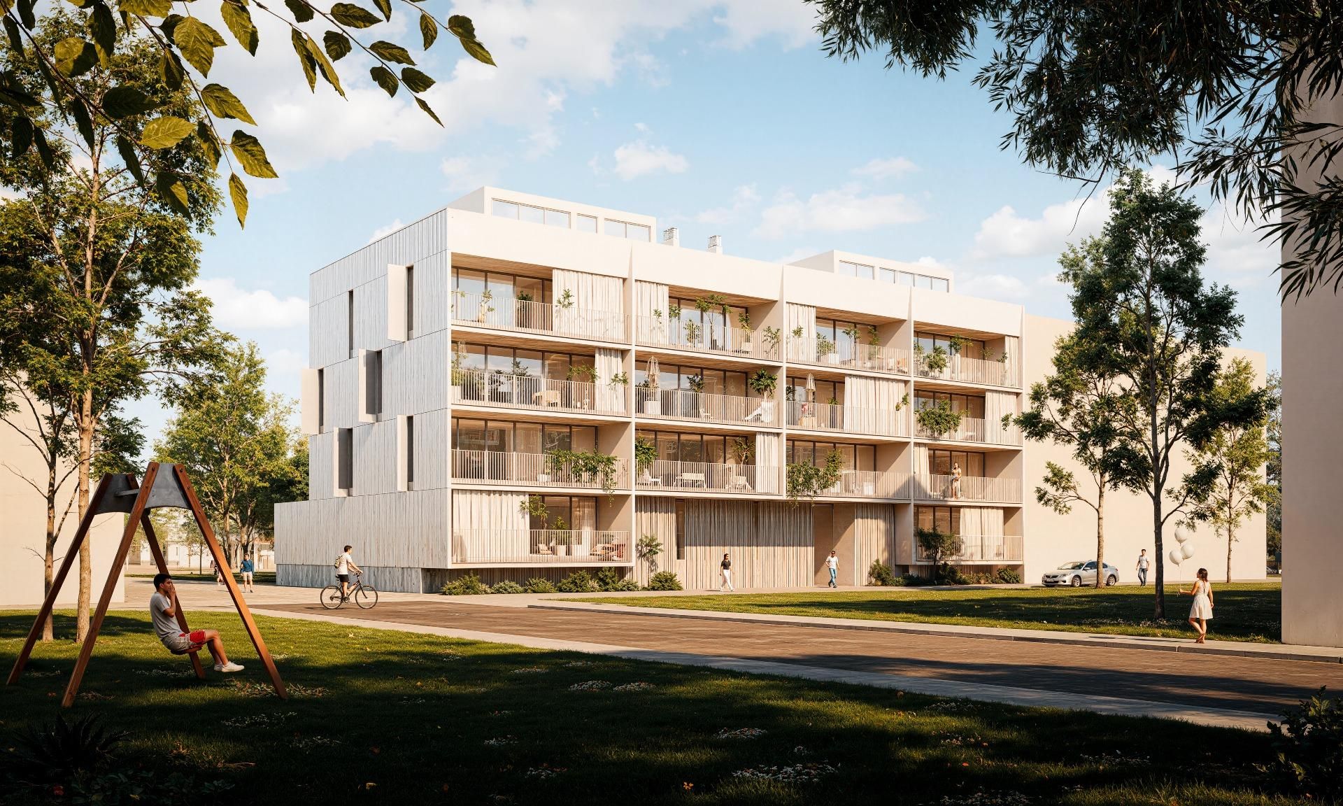 Vista exterior de Àtic en venda en  Murcia Capital amb Aire condicionat, Jardí privat i Terrassa