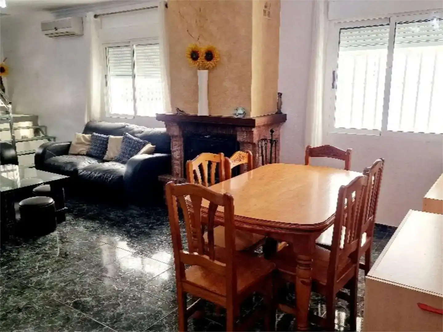 Menjador de Casa o xalet en venda en Mazarrón amb Aire condicionat, Piscina i Balcó