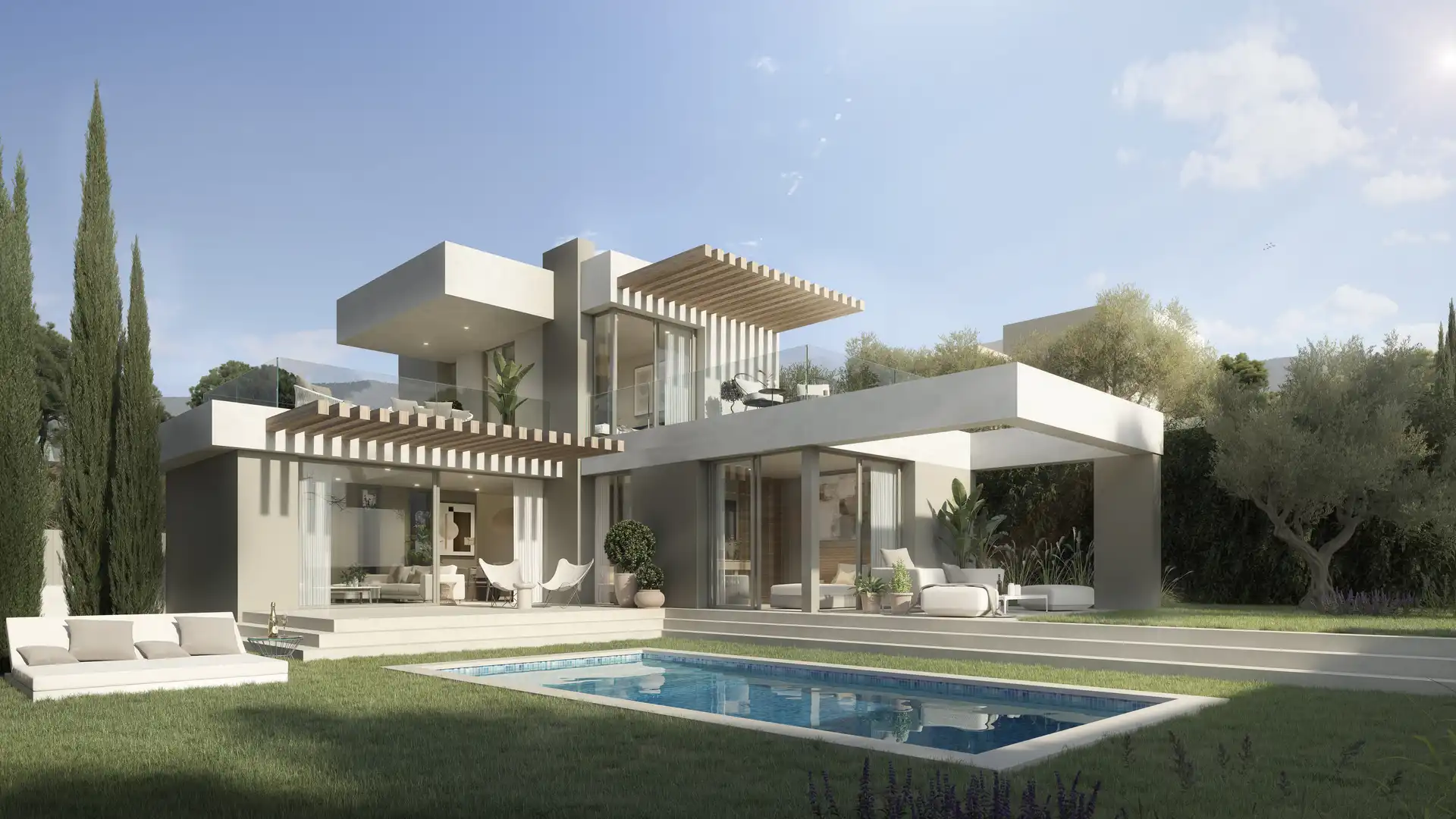 Vista exterior de Casa o xalet en venda en Alhaurín de la Torre amb Jardí privat, Terrassa i Traster