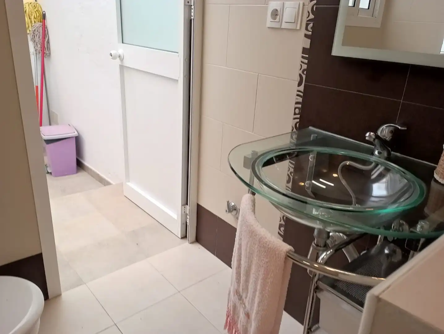 Bany de Casa o xalet de lloguer en Málaga amb Aire condicionat, Calefacció i Terrassa