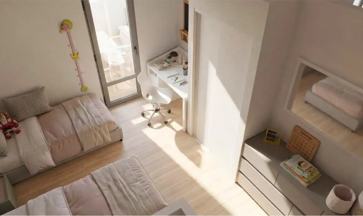 Schlafzimmer von Wohnung zum Verkauf in Cambrils mit Klimaanlage, Heizung und Privatgarten